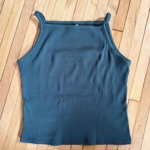 Old Navy Blue Ribbed Tank Top
